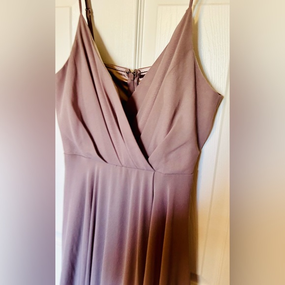 Lulus Mauve Formal Spaghetti Strap Lined Maxi Dress - Picture 8 of 15
